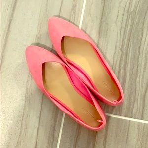 Hot Pink flats size 9